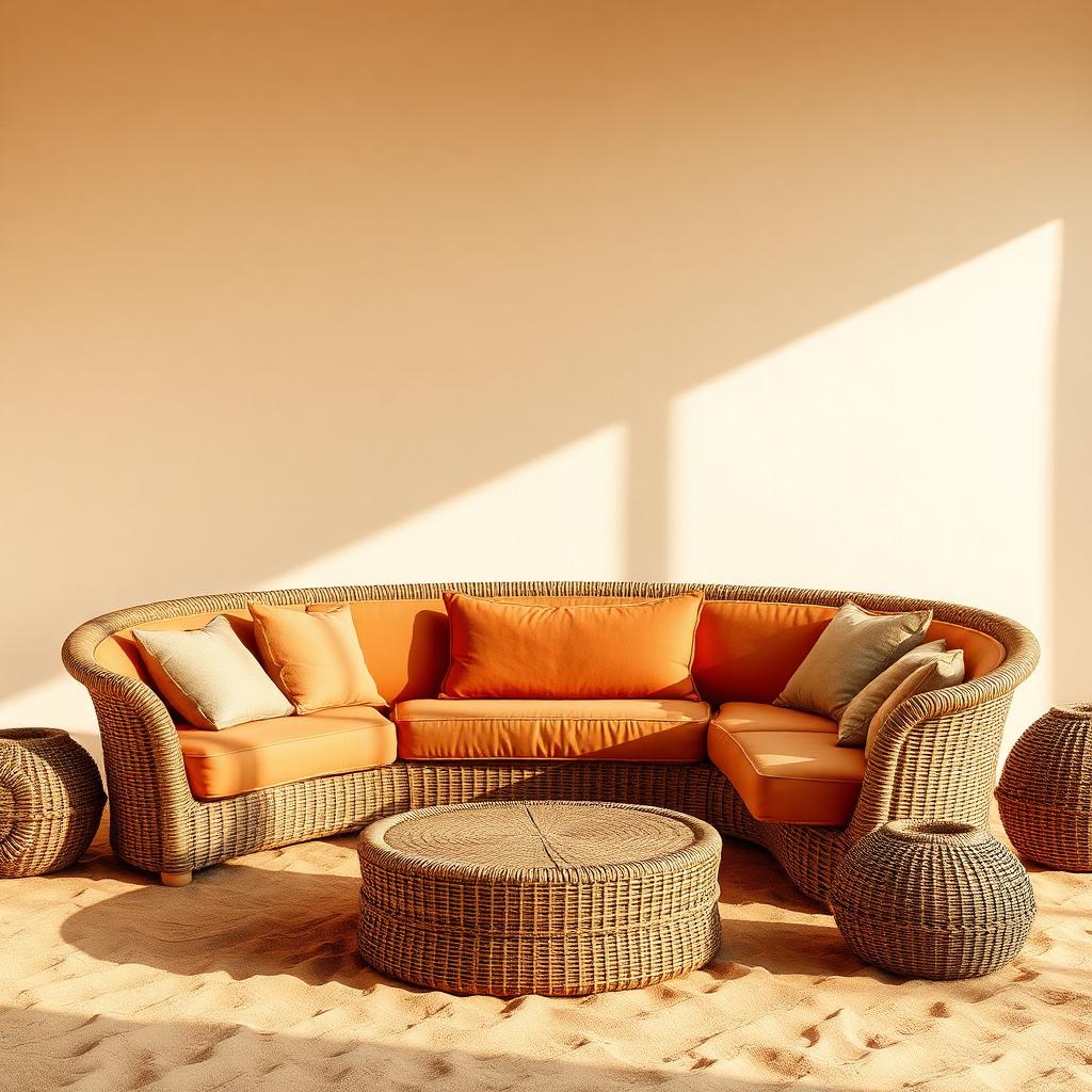 Lounge-Sofa Terracotta